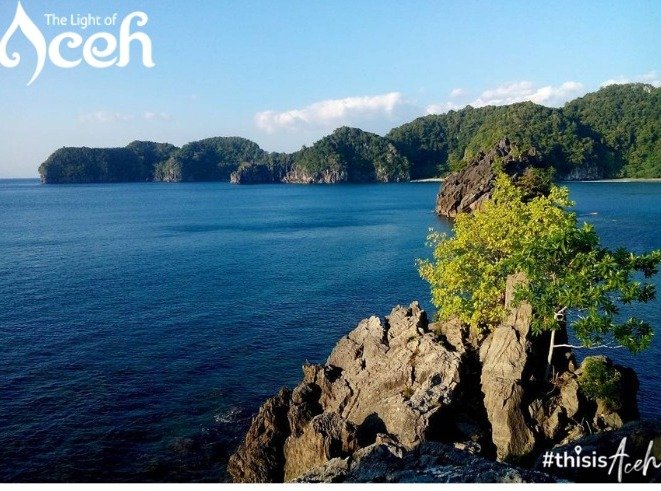 Tampak Indah Pantai Paro Cut 