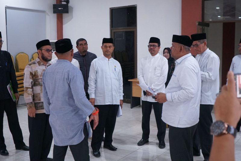 Tim Verifikasi Calon Tuan Rumah MTQ Tingkat Provinsi Aceh ke-37 tahun 2025 berkunjung ke Kota Jantho, Jumat (17/11/2023) pagi.