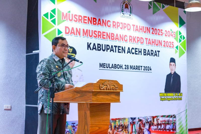 Pj Bupati Mahdi: RPJPD Aceh Barat Harus Sejalan Arahan Nasional. 