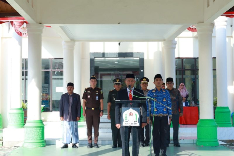 Pemkab Aceh Barat Memperingati Hari Otda ke-28 dengan Tema Ekonomi Hijau dan Lingkungan Sehat. 