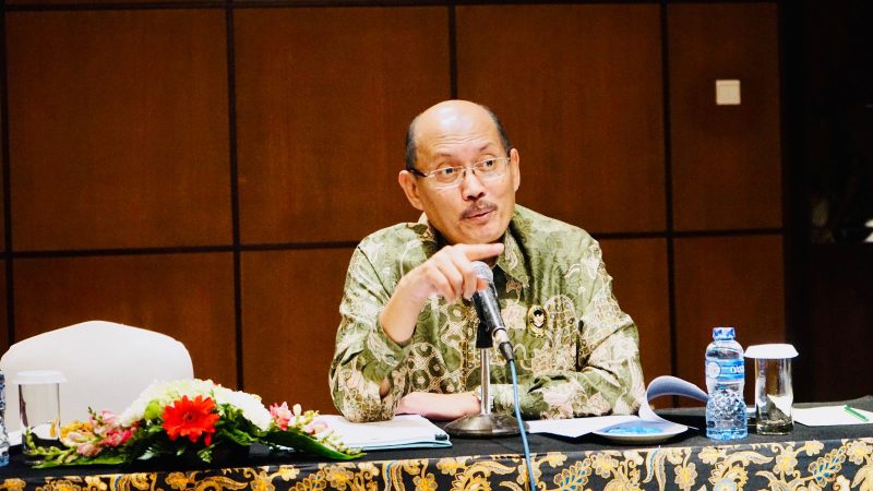 Foto : Plt. Deputi Bidang Koordinasi Kesatuan Bangsa Kemenko Polhukam, Janedjri M. Gaffar. Farid Ismullah/Noa.co.id/HO-Kemenko Polhukam