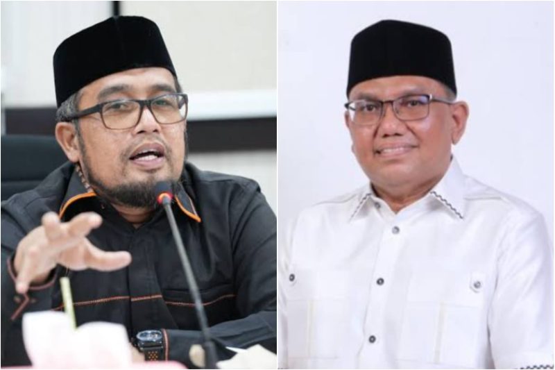 Irawan Abdullah dan Musannif Siap Berebut Kursi Bupati Aceh Besar. Foto: Kolase/NOA.co.id