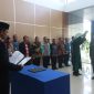 Kepala BNNP Aceh Lantik Kombes Zahrul Bawadi Sebagai Kepala BNNK Banda Aceh. Foto: NOA.co.id/Hidayat 