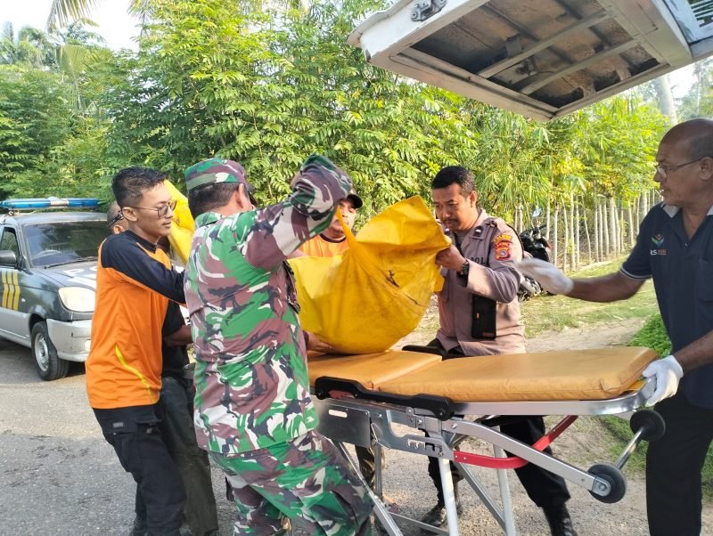 Sosok Mayat Wanita Ditemukan Tersangkut Jaring Warga di Lhokseumawe. Foto: NOA.co.id