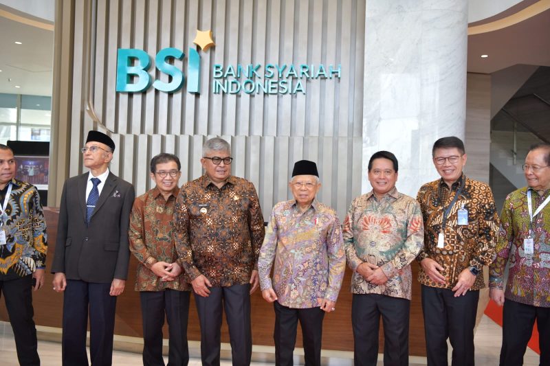 Wakil Presiden RI Resmikan Green Building BSI Aceh. Foto: Dok. NOA.co.id