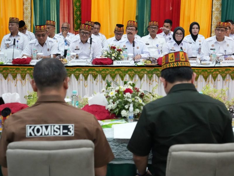 Kantor Wilayah Kemenkumham Aceh bersama Komisi III DPR RI dalam kunjungan kerja spesifik ke Provinsi Aceh, di Aula Bangsal Garuda, Jum'at (31/5/24). (HO-Humas Kanwil Kemenkumham Aceh).