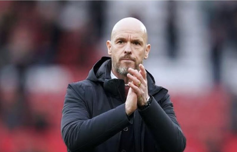 Manajer Manchester United Erik ten Hag. (c) AP Photo/Dave Thompson