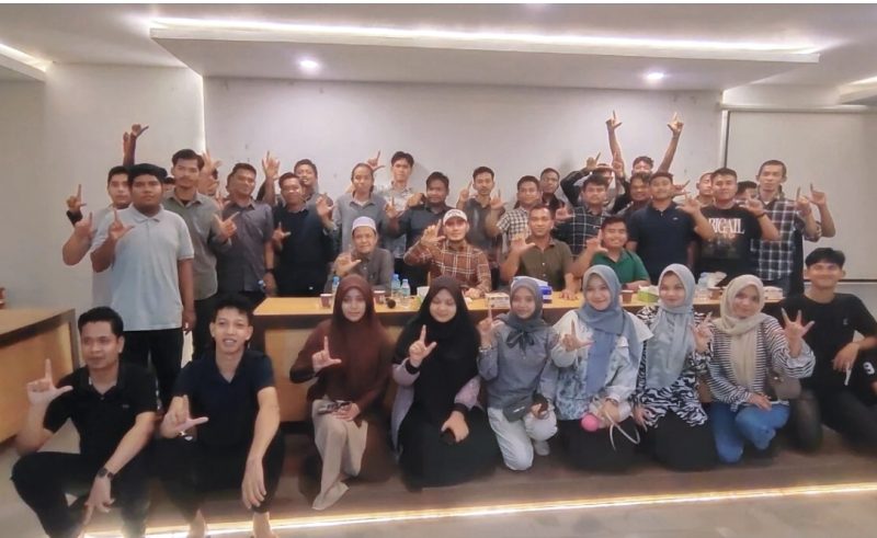 Mahasiswa Deklarasi Dukungan ke Sayuti Abubakar sebagai Calon Walikota. Foto: dok. Relawan Sayuti