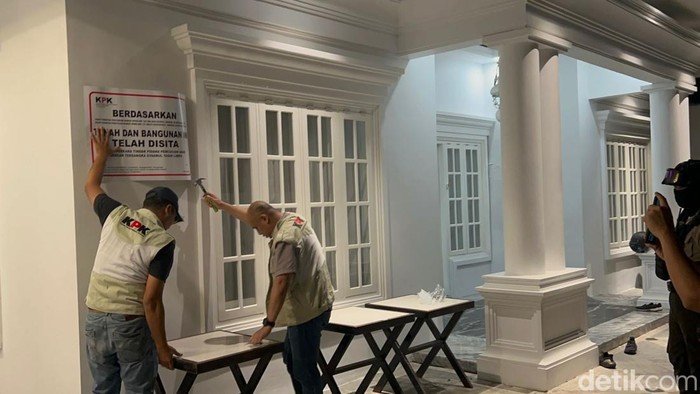 Rumah anak buah Syahrul Yasin Limpo (SYL), Muhammad Hatta di Parepare disita KPK. (Foto: Muhclis Abduh/detikSulsel)