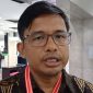 Komisioner KPU Idham Holik di gedung MK, Jakarta Pusat, Kamis (2/5/2024). (KOMPAS.com/FIKA NURUL ULYA)