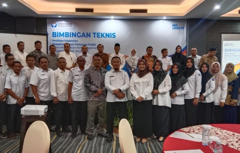 Aceh Besar Aktif dalam Bimtek Penilaian Kepatuhan Penyelenggaraan Pelayanan Publik. Foto: Dahlan ZA