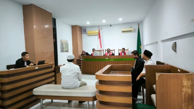 Sidang korupsi beasiswa pemerintah Aceh 2017 (Foto: noa.co.id/FA)