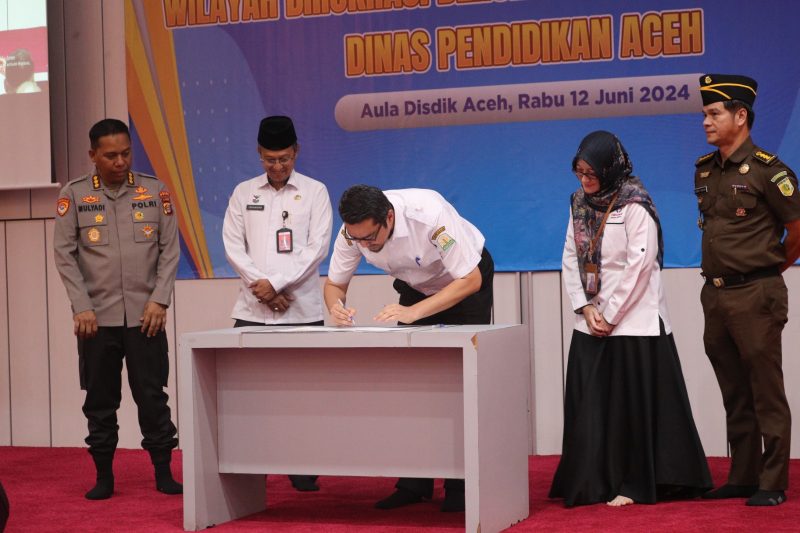 Disdik Aceh Canangkan Zona Integritas WBK dan WBBM untuk Tingkatkan Mutu Pendidikan. Foto: Ist
