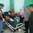 Oknum anggota Polres Aceh Tamiang dirujuk ke rumah sakit usai diamuk warga setelah mencuri sawit. Foto: Dok. Humas Polres Aceh Tamiang.