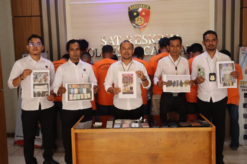 12 Penjudi di Nagan Raya Ditangkap, Lima di Antaranya Pemain Judi Slot. Foto: dok. Aprizali Munandar/NOA.co.id