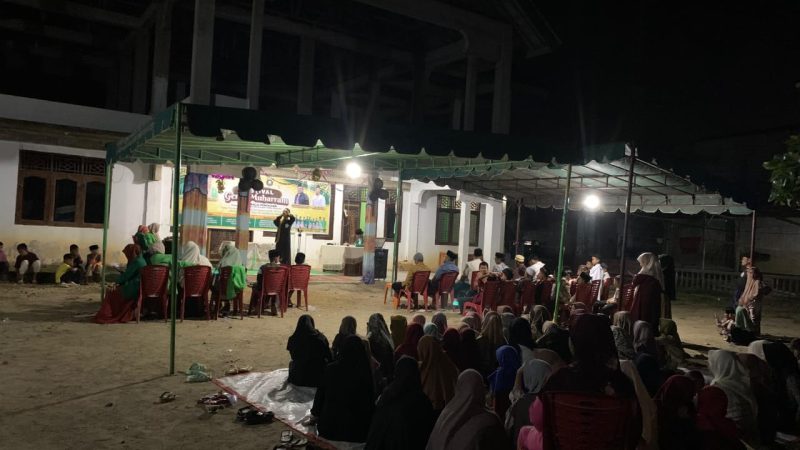 Mahasiswa KPM Stis Dayah Amal Gelar Festival Gema Muharram di Desa Alue Ie Mirah.Foto. Dok: Dedi Saputra/NOA.Co.Id