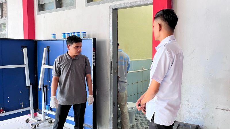 Antisipasi Peredaran narkoba 24 Warga Binaan Lembaga Pemasyarakatan Kelas IIB Idi Jalani Tes Urine.Foto. Dok. Dedi Saputra/NOA.Co.Id