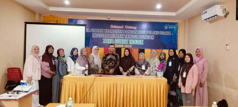 Penyuluhan pangan bagi pelaku usaha industri rumah tangga pangan di Aceh Barat. Foto: NOA.co.id