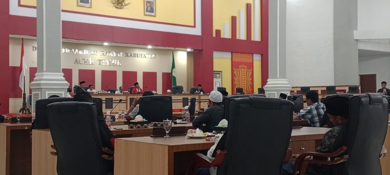 DPRK Aceh Timur Gelar Rapat Paripurna Ke-2.Foto. Dok: Dedi Saputra/NOA.Co.Id