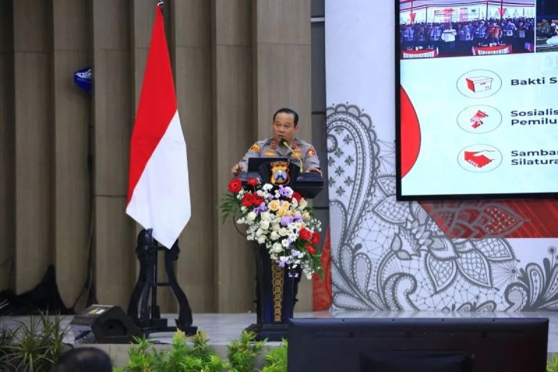 Kepala Operasi Nusantara Cooling System (Kaops NCS) Polri Irjen Pol Asep Edi Suheri di Mapolda Jatim, Surabaya, Kamis (8/8/2024). Foto: Humas Polri