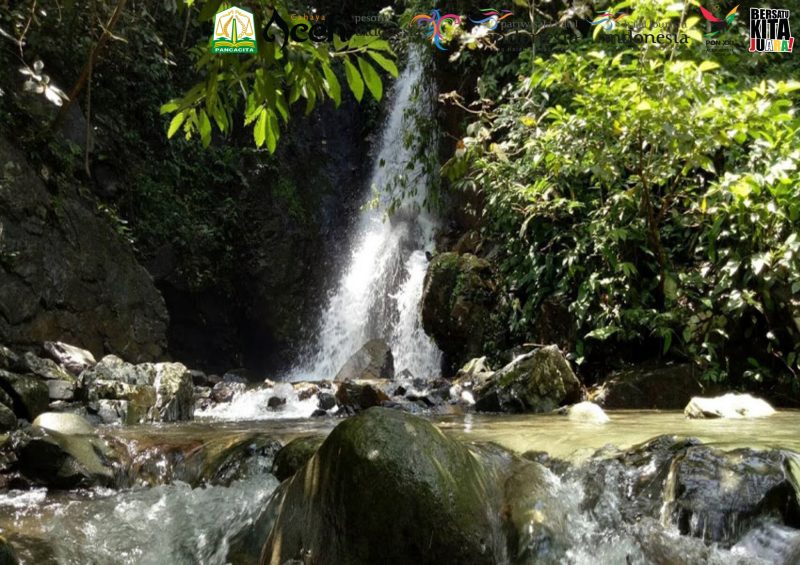 Wisata air terjun Alue Putek Tangse, Pidie. Foto: NOA.co.id