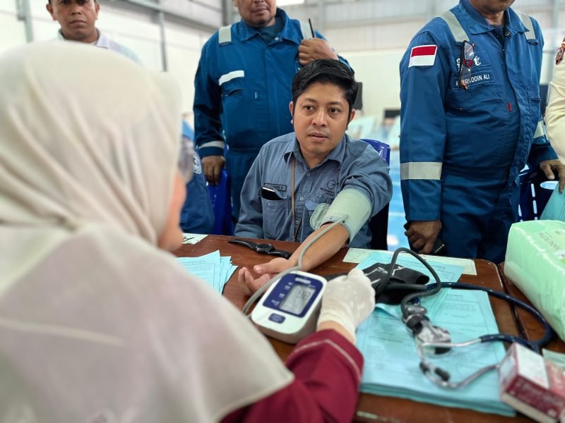 Pekerja PT Medco Sumbang 84 Kantong Darah.Foto. Dok: Dedi Saputra/NOA.Co.Id