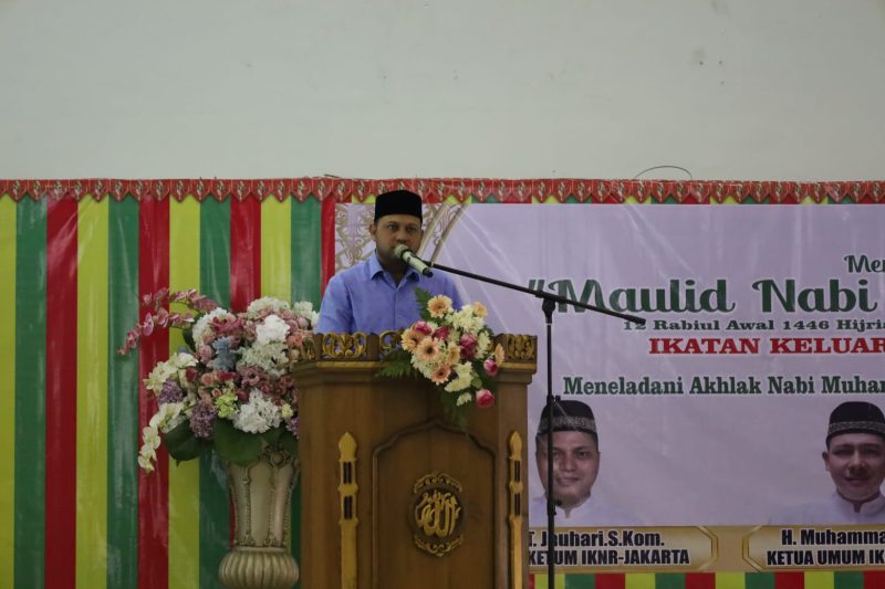Wakili Pj Gubernur Aceh, Plt Kepala BPPA Hadiri Maulid Nabi Warga Nagan Raya di Jakarta. Foto: ist