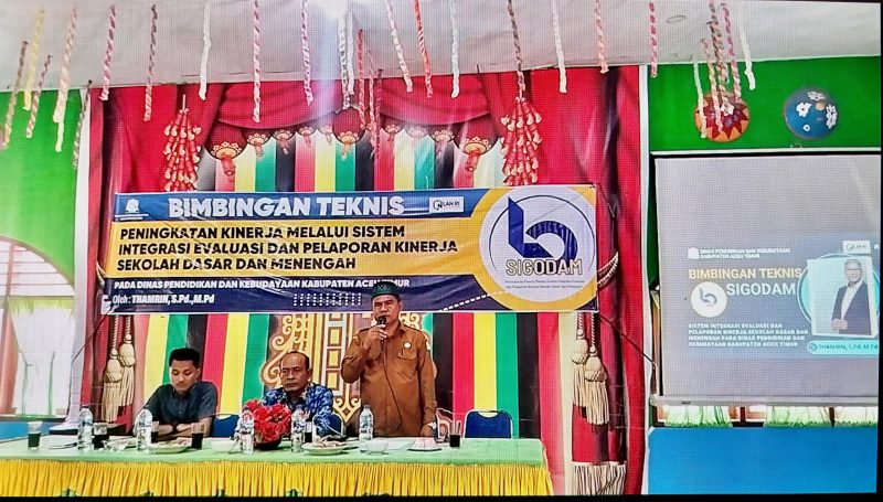 Dinas Pendidikan Dan Kebudayaan Aceh Timur Gelar SIGODAM.Foto.Dok:Dedi Saputra/NOA.Co.Id