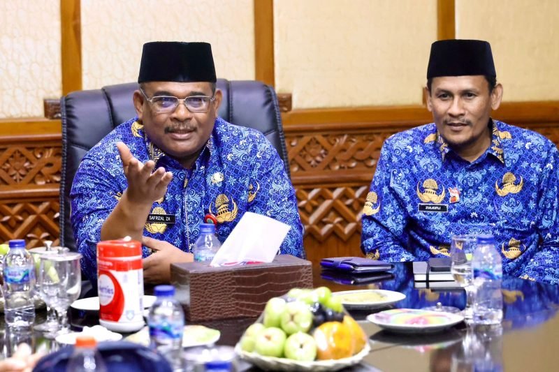 Pj Gubernur Terima Kunjungan Tim Findco Investor Berhard Malaysia. Foto: dok. Biro Adpim Setdaprov Aceh