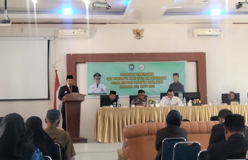 Kegiatan pembentukan Unit Pengumpul Zakat (UPZ) okeh Baitul Mal Abdya. (Foto. Teukunizar/NOA.co.id)