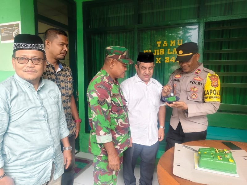 Berikan Kejutan Muspika Darul Aman Kunjungi koramil 06.Dok.Ist