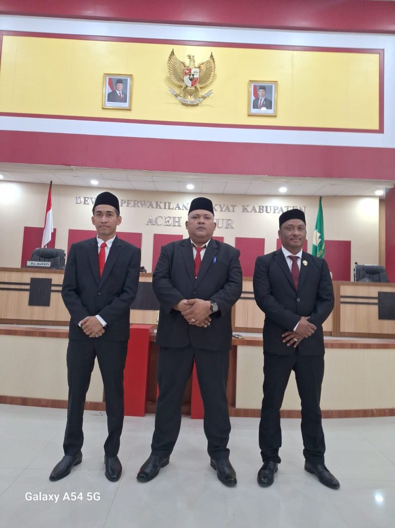 Rapat Paripurna DPRK Aceh Timur, Usulan Calon Pimpinan Definitif Segera Dikirim ke Gubernur.Foto.Dok: Dedi Saputra/NOA.Co.Id