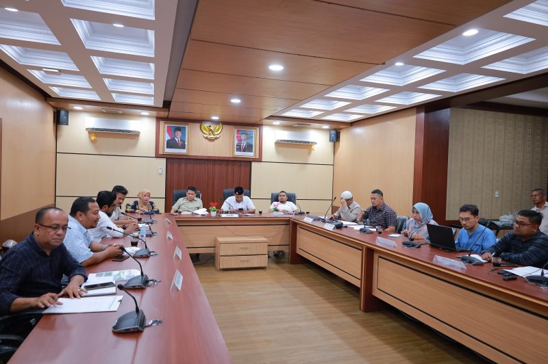 Pemerintah Kabupaten Aceh Barat Gelar Rapat Usulan Wilayah Pertambangan Rakyat. Foto: Diskominsa Aceh Barat