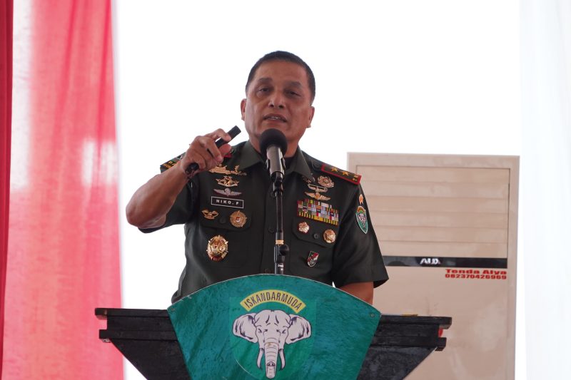 Pangdam Iskandar Muda instruksikan prajurit untuk tidak terlibat judi online. Foto: dok. Pendam IM