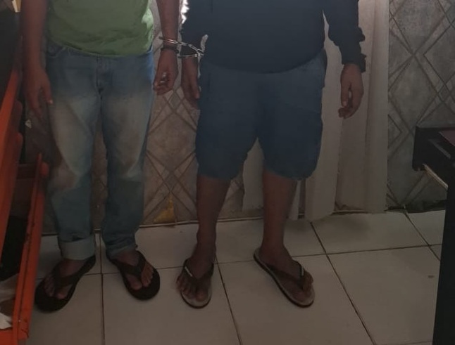 Terduga Pembawa Kabur Imigran Rohingya dari Aceh Selatan, Selasa (19/11/2024). (Foto : Farid Ismullah/NOA.co.id).