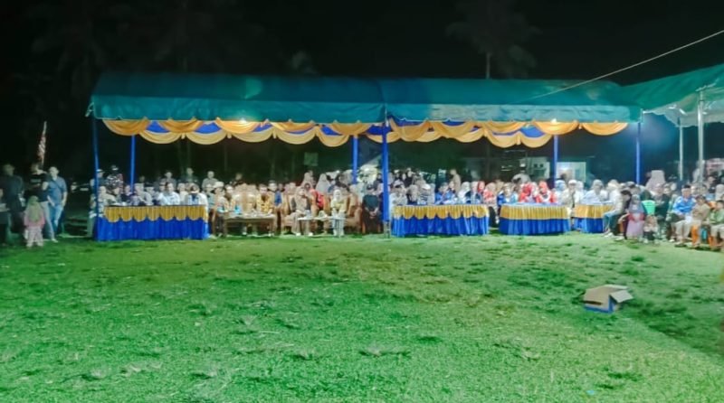 Pasangan Ahmadlyah-Irwan Suharmi Kembali Gelar Kampanye Dialogis di Desa Suaklamatan. Foto: dok. Argamsyah/Noa.co.id.
