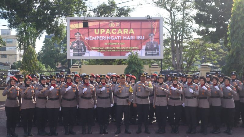 Srikandi Polresta Banda Aceh Gelar Upacara Memperingati Hari Ibu ke 94. Foto: dok. Polresta Banda Aceh