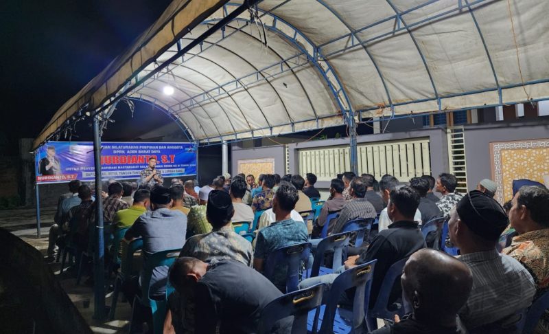 Reses Wakil Ketua II DPRK Aceh Barat Daya di Dapil II. (Foto. Teukunizar/NOA.co.id)