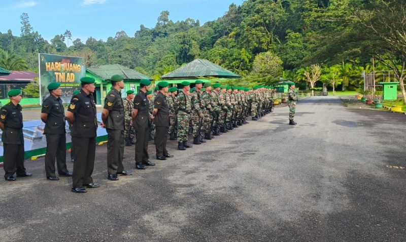 Peringati Hari Juang TNI AD Ke-79, Kodim 0115/Simeulue Gelar Upacara dan Bhakti Sosial. Foto:dok. Argamsyah/Noa.co.id.