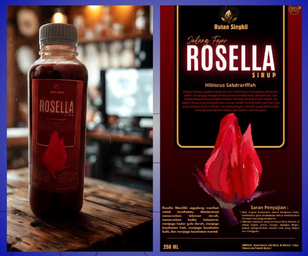 Foto : Produk Rosella Rutan Kelas IIB Aceh Singkil.