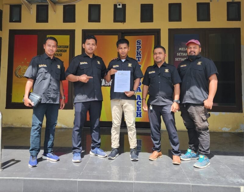 Pelanggaran Syariat Islam, SAPA Laporkan Selebgram ke Polda Aceh. Foto: Dok. SAPA