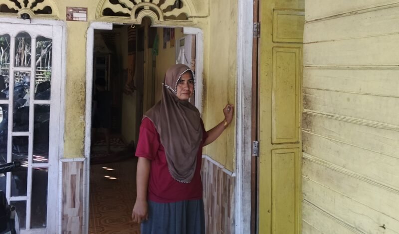 Rosita, Korban Kasus Pembobolan Rumah di Desa Busung. Foto:dok. Argamsyah/Noa.co.id.