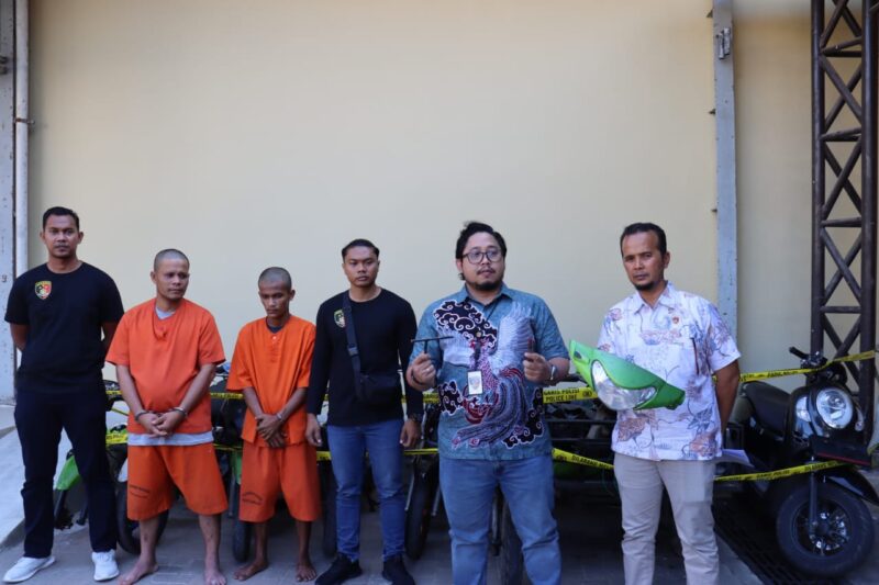 Satreskrim Polresta Banda Aceh Ungkap Komplotan Curanmor di Delapan TKP. Foto: Dok. Istimewa