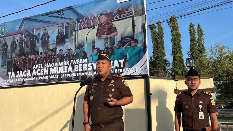 Menuju WBK dan WBBM, Kejari Aceh Besar Tegaskan Komitmen Birokrasi Bersih. Foto: Dok. Pribadi/NOA.co.id