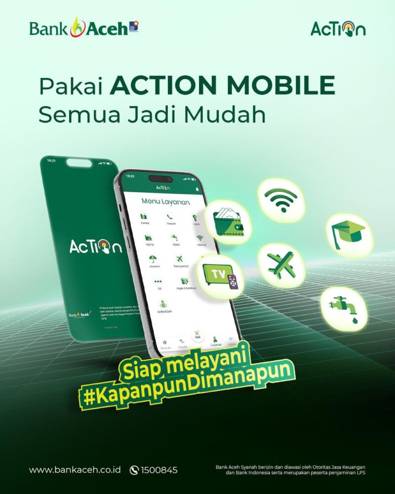 Action Mobile Bank Aceh Semua Lebih Mudah. Foto: Dok. Humas Bank Aceh
