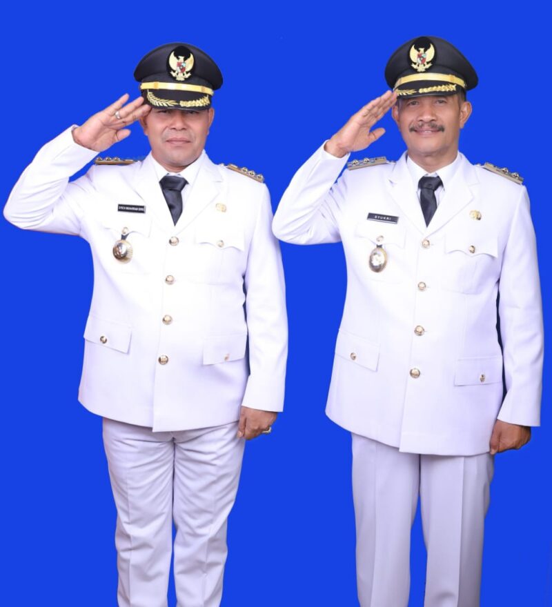 Pasangan Bupati dan Wakil Bupati Aceh Besar terpilih, H. Muharram Idris dan Drs. H. Syukri A. Jalil. Foto: Dok. Pribadi/NOA.co.id