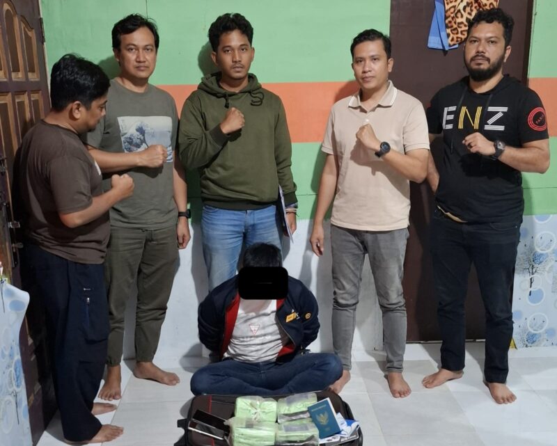 Ditresnarkoba Polda Aceh Tangkap Pengedar Narkoba, 4 Kg Sabu Diamankan. Foto: Dok. Polda Aceh