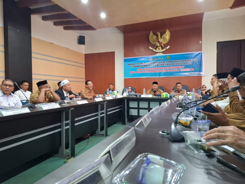 Forkopimda Aceh Barat Buat Aturan Ketat bagi Pelaku Usaha selama Ramadan. Foto: Dok. Diskominsa Aceh Barat