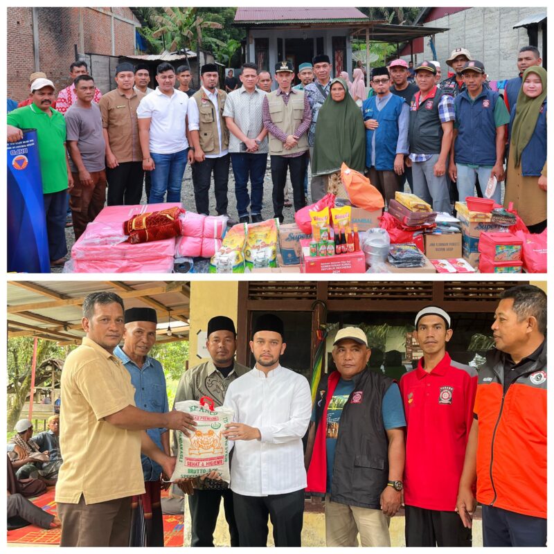 Pemkab Aceh Barat Salurkan Bantuan untuk Korban Kebakaran, Longsor, dan Tenggelam. Foto: Dok. Diskominsa Aceh Barat