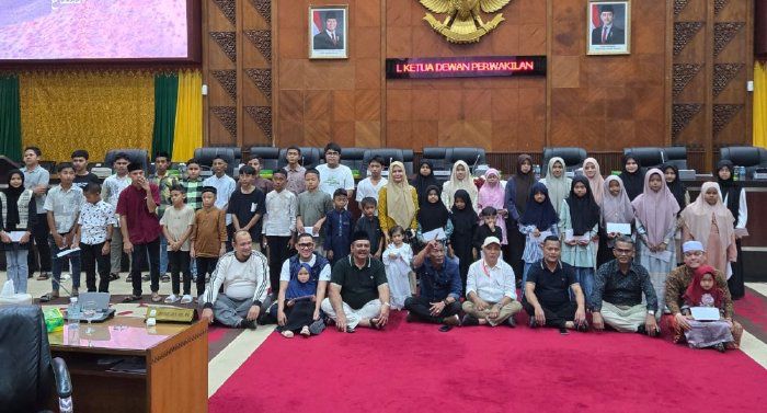DPR Aceh Gelar Santunan Anak Yatim Menyambut Ramadhan 1446 H. Foto: ist